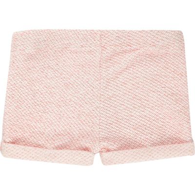 Mini girls pink detail shorts